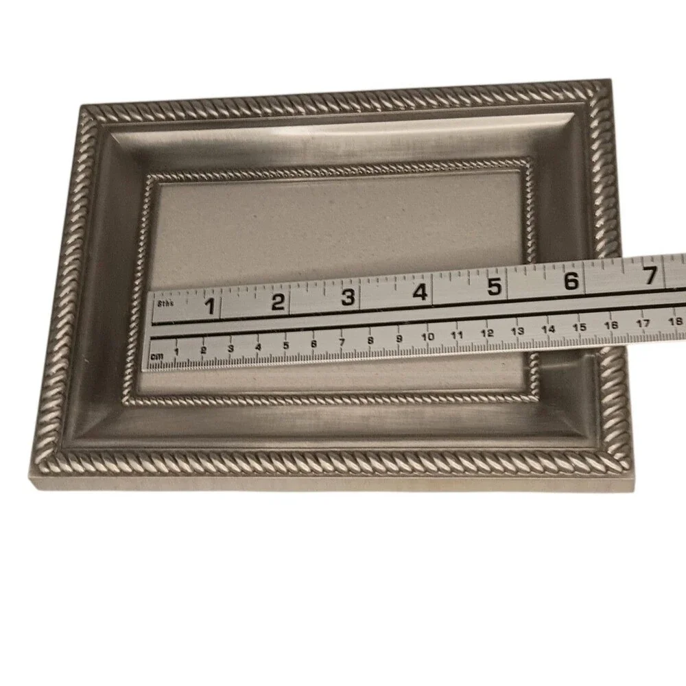 Silver Braided Metal Photo Frame 8